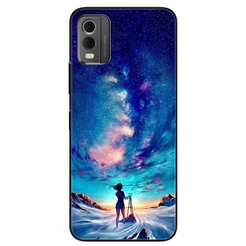 Cartoon Silicone Protective Soft Bumpers with Cool Wolf Design Phone Case