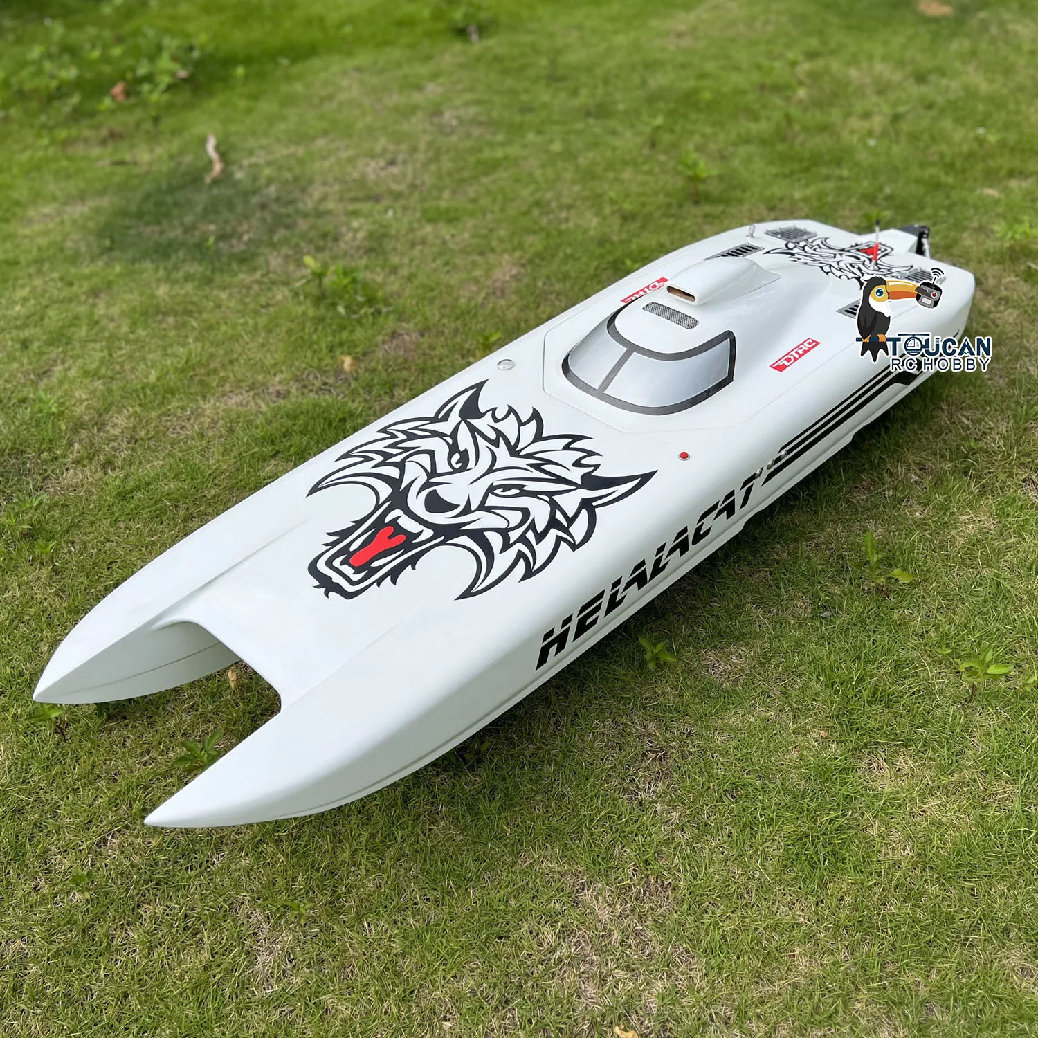 G30E Model Made With Kevlar 30CC Gasoline Racing ARTR RC Boat W/ Radio System Toucan Remote Control Model THZH1252-SMT8 6