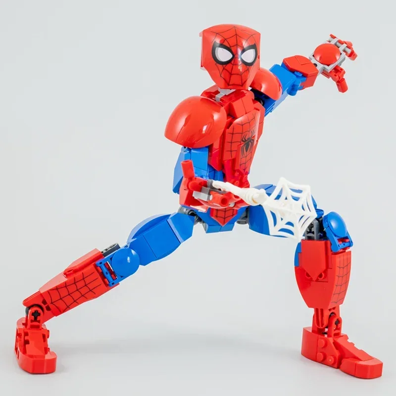 Galaxy-Aliens Anti-Heroes Spider-Heroes Mecha Toys Mans-Figure Robot Model Building Block Mattoni Giocattoli Regalo Ragazzi Set