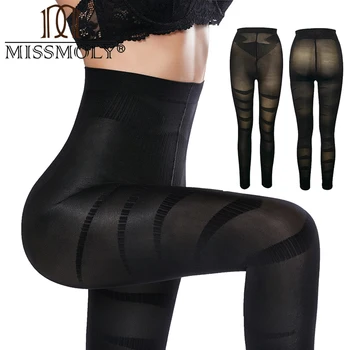 MISSMOLY Gamba Dimagrante Body Shaper Anti Cellulite Compressione Leggings Vita Alta Pancia Controllo Mutandine Coscia Più Sottile Shapewear