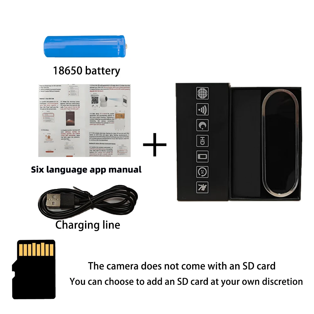 Camera with battery