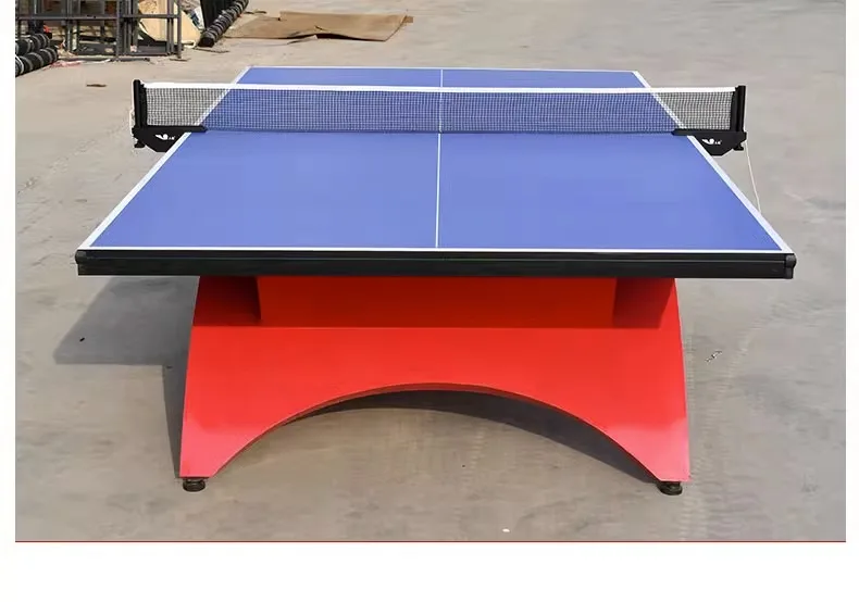 Manufacture Indoor Table Tennis Table 18mm PingPong Rainbow Legs Cheap Price