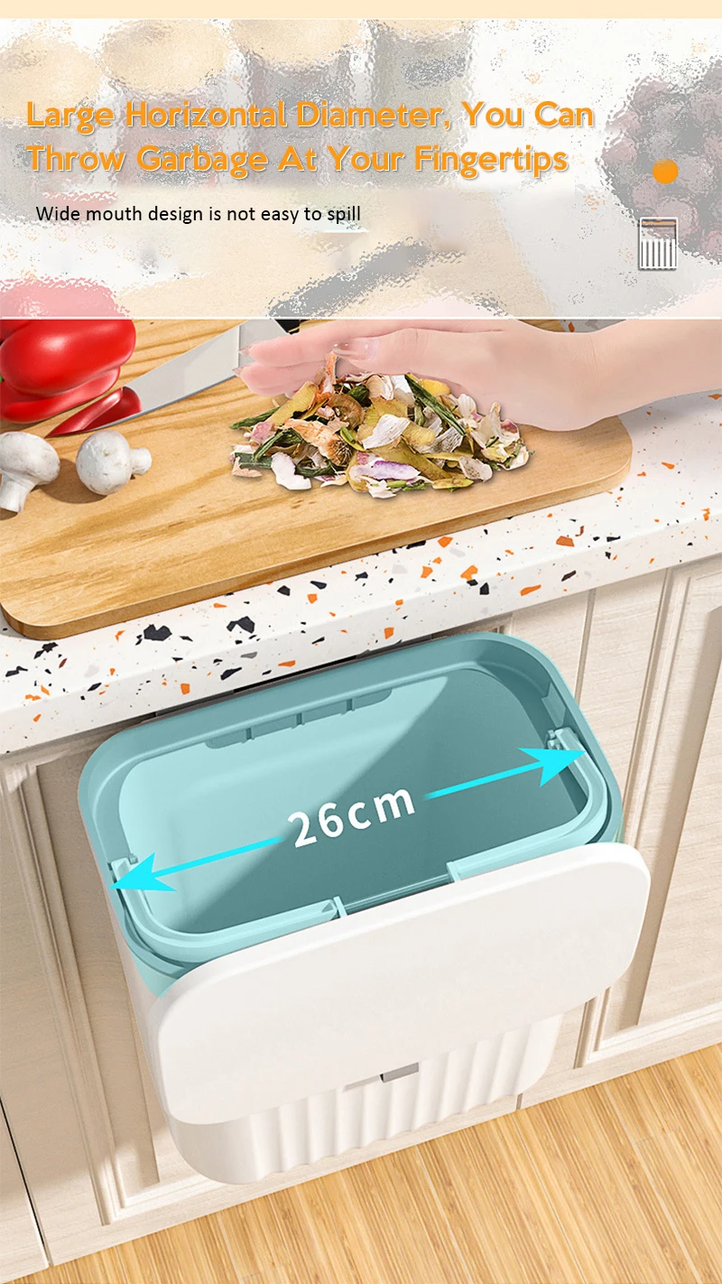 Poubelle Cuisine Pliable, Poubelle Pliable,Poubelle Murale Suspendue Poubelle,Pour Cuisine