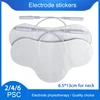 Nerve Muscle Stimulator Silicone Gel EMS Electrode Pads NeckNon-Woven Patch Self-Adhesive  Acupuncture Physiotherapy TENS Pads 1