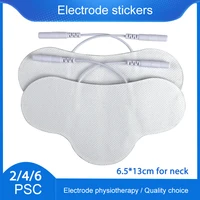 Nerve Muscle Stimulator Silicone Gel EMS Electrode Pads NeckNon-Woven Patch Self-Adhesive  Acupuncture Physiotherapy TENS Pads 1