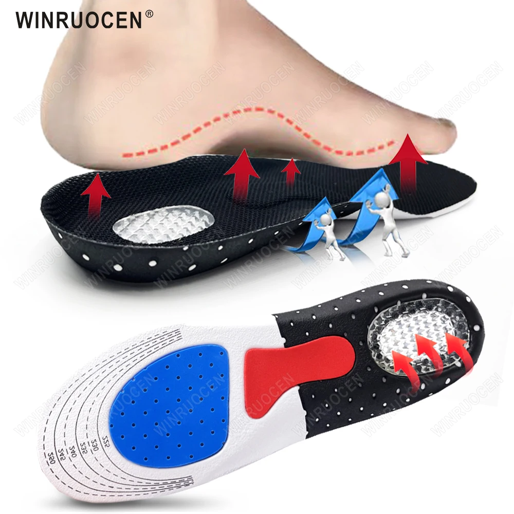 Eva Running Insoles Orthotic Arch Support Sport Shoe Pad Breathable For