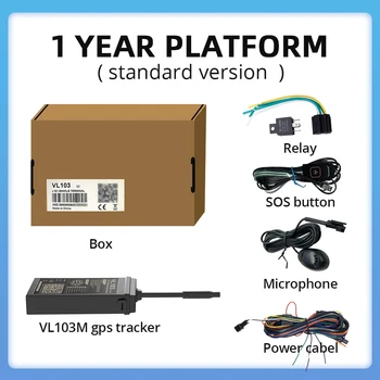 Jimi VL103D/M 4G Car GPS Tracker With Real-time Tracking Smart Alerts IP66 Waterproof Driving Behavior Remote Cut-Off Free APP 7