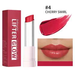 Glossy Hydrating Lip Balm - 24HR Long - Lasting Moisturizing Treatment with Plumping Effect in 10 Shades (4 CHERRY SWIRL)