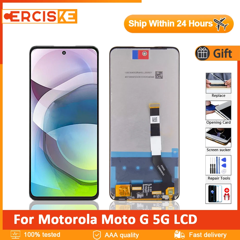

6.7" Original For Motorola Moto G 5G XT2113-3 LCD Display Touch Screen Digitizer Assembly For Motorola G 5G LCD Replacement