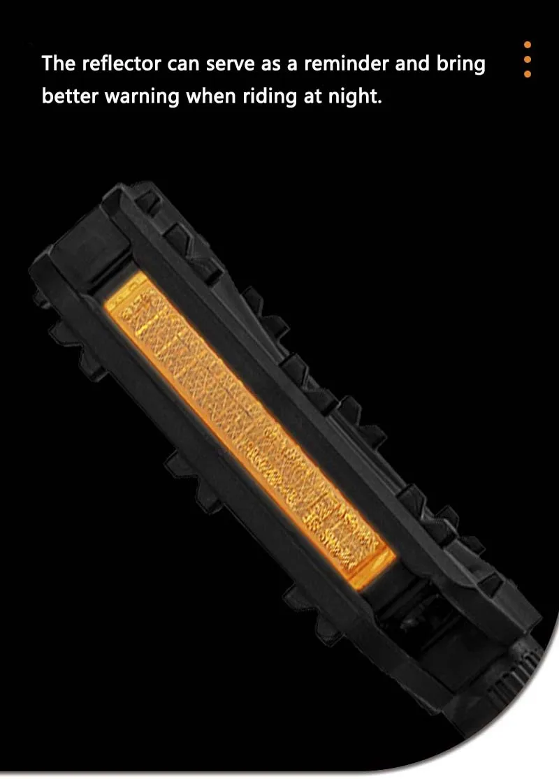 Description Picture 6 of itemENLEE Bicycle Pedals Mtb plastic Footrest Flat Mountain Bike Paddle Grip Pedalen Bearings Footboards Cycling Foot Hold