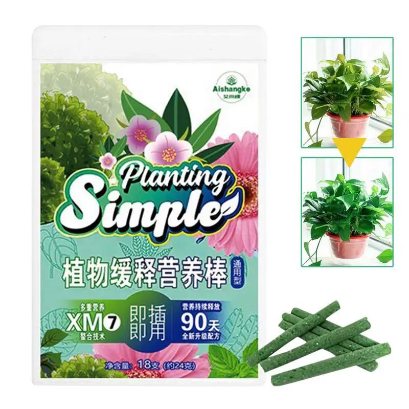 

Plant Fertilizer Sticks Stakes Suitable for Indoor Outdoor Plants Green Plant Stick Support Potted Plants Floral Vegetable Tools