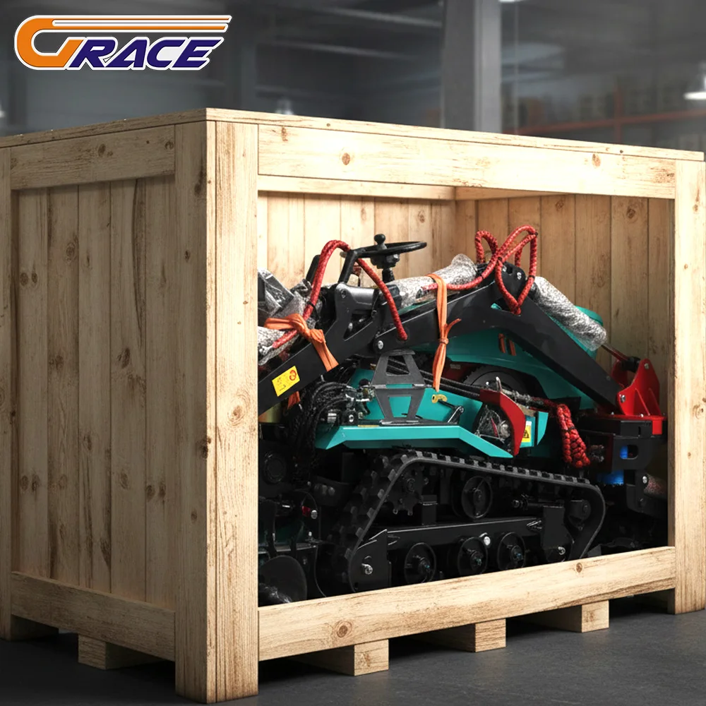 Mini tracteur de jardin personnalisé 35HP, mini tracteur sur chenilles léger, facile à manœuvre pour un usage domestique, agriculture à petite échelle à vendre