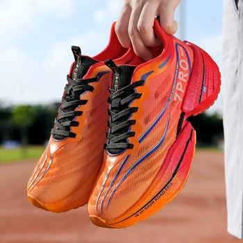 Mens Trainers Fashion Breathable Casual Sneakers Non-slip Cushioned Lightweight Sport Shoes Running Shoes Man 2024 Professional 1