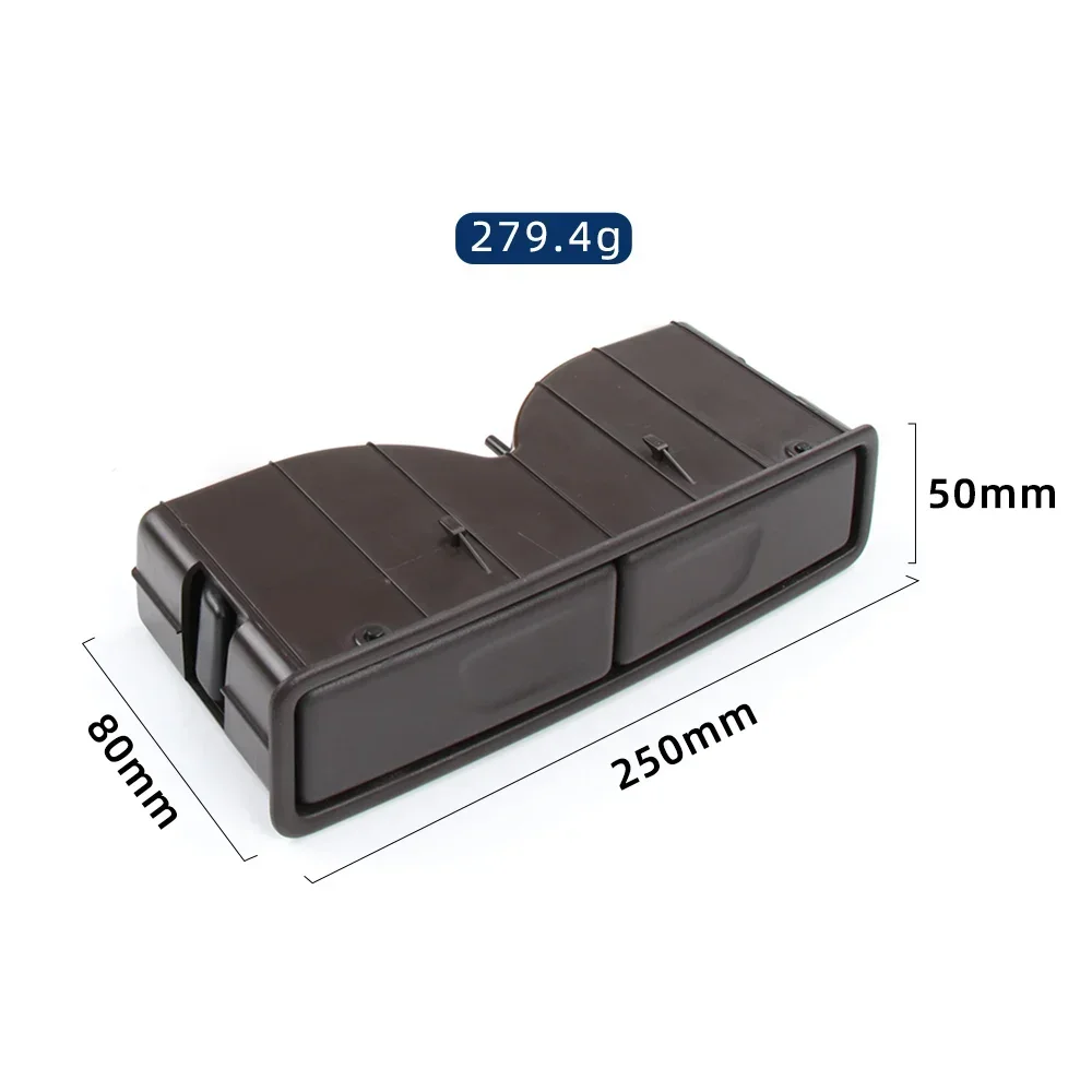 메르세데스 벤츠 A/B/C/E/GLA/GLB/GLC/GLE/GLS/CLS/EQC W205 W253 W213 W222 블랙 차량용 뒷좌석 팔걸이 삽입형 음료 컵 홀더