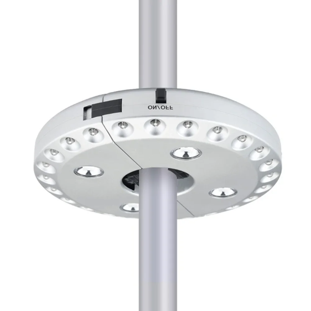 28 Pole LEDs Patio Umbrella Light Tent Camp Light Lawn Lamp Waterproof Garden Outdoor Lighting 4.5V 0.5W 100lum