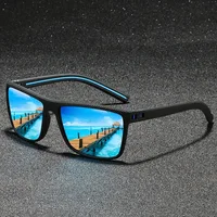 Lunettes de soleil carrées vintage tendance pour hommes et femmes, de marque, pour la conduite et la pêche 4