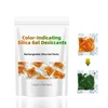 100 Pack Color-Indicating Silica Gel Desiccant Rechargeable Moisture Absorbers for Food Storage Electronics 3D Filament Safes 3