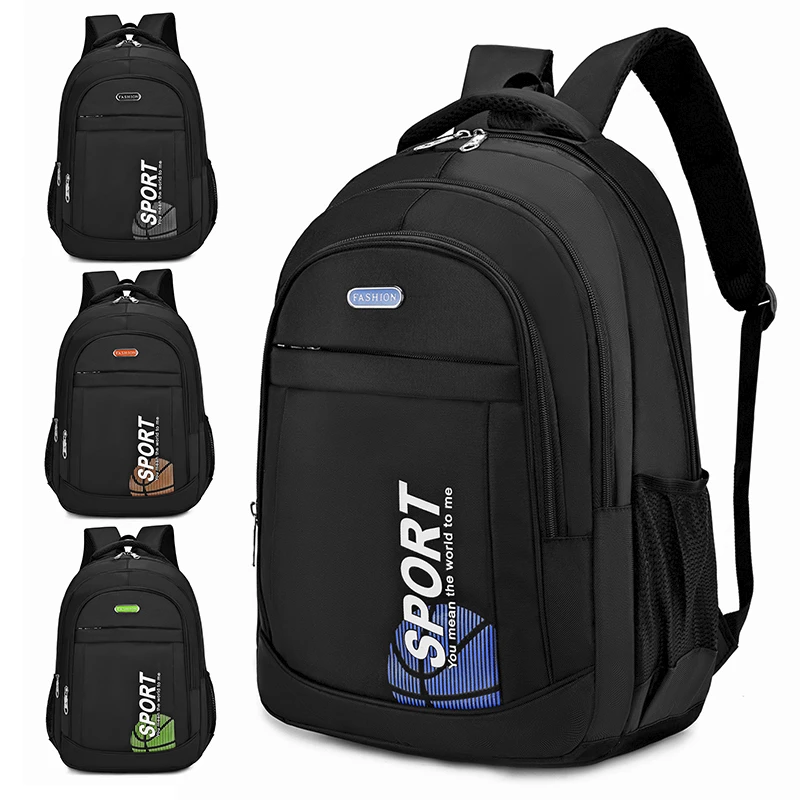 Large-capacity backpack - travel backpack with laptop compartment and padded shoulder strap - equipped with zipper closure and s