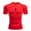 Men Sport T-Shirt Spider Quick Dry Bodybuilding Running Shirt Compression Tops Gym T Shirt Men Fitness Tight Tees Rashgard 6