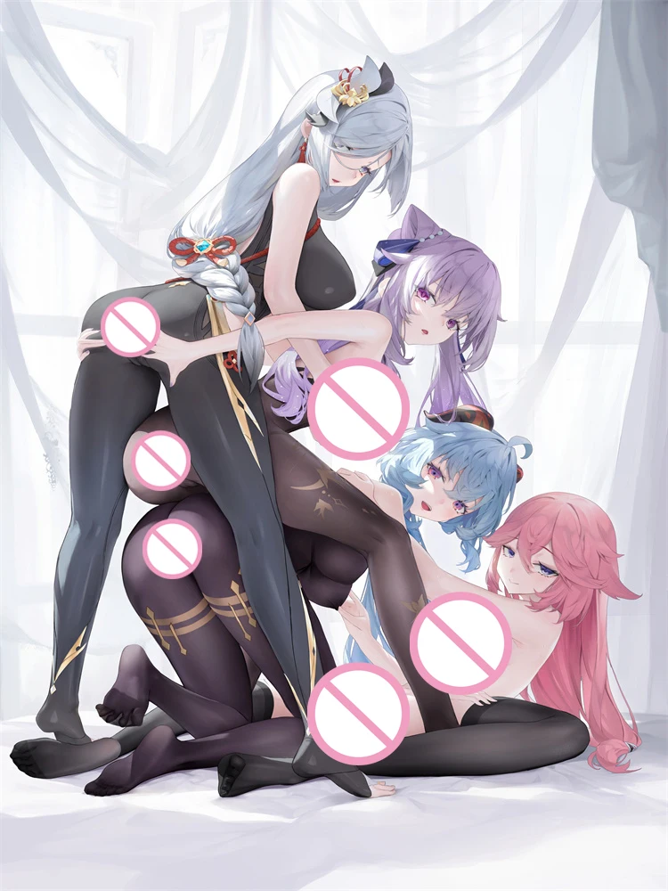

Аниме игры Genshin Impact Shenhe коллекция домашнего декора подвесной настенный свиток картина плакат Сделай Сам пользовательские декоративные картины Косплей