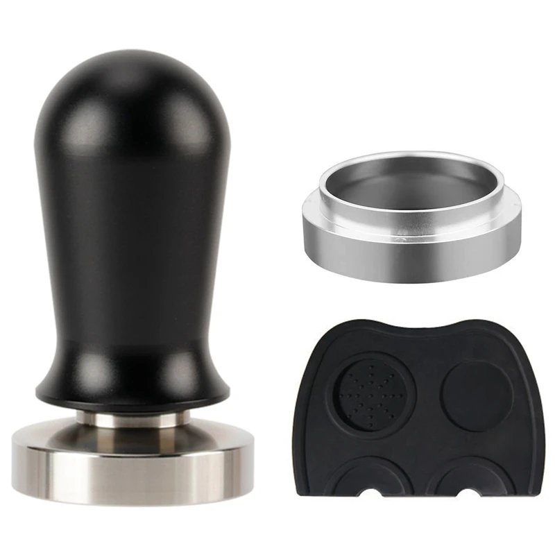 

Calibrated Espresso Coffee Tamper Spring Loaded Elastic Coffee Tamper Aluminum Stainless Steel Coffee Powder Hammer