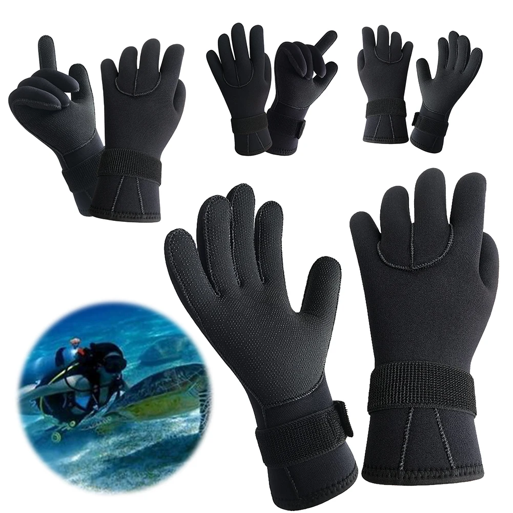 3mm Wetsuit Gloves Anti-Slip Surfing Gloves Thermal Neoprene for Scuba Diving Snorkeling Kayaking Men Women