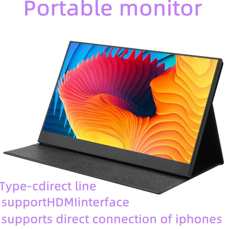 14.0 "17.3" FHD Monitor Portátil 1080p Tela IPS Externa USB C HDMI ...