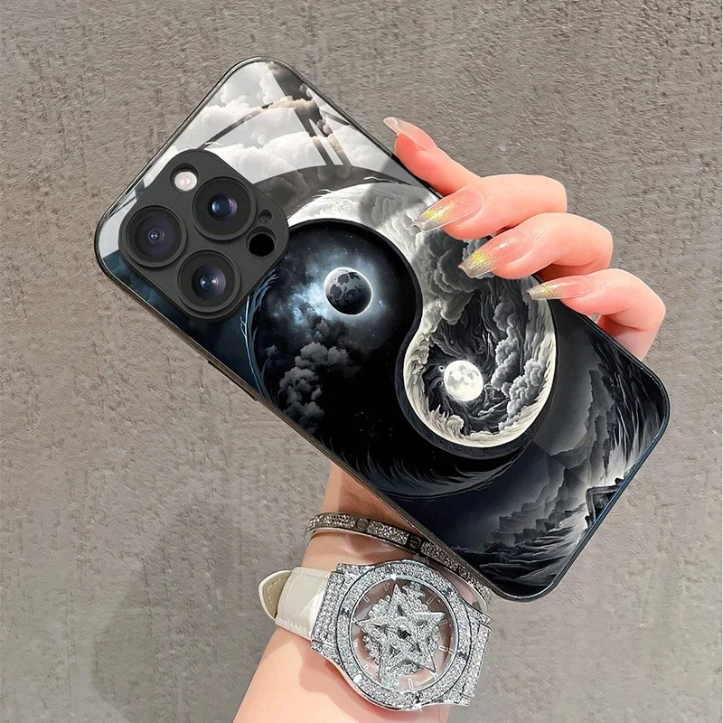 Yin Yang Bagua Formation Silicone Phone Case