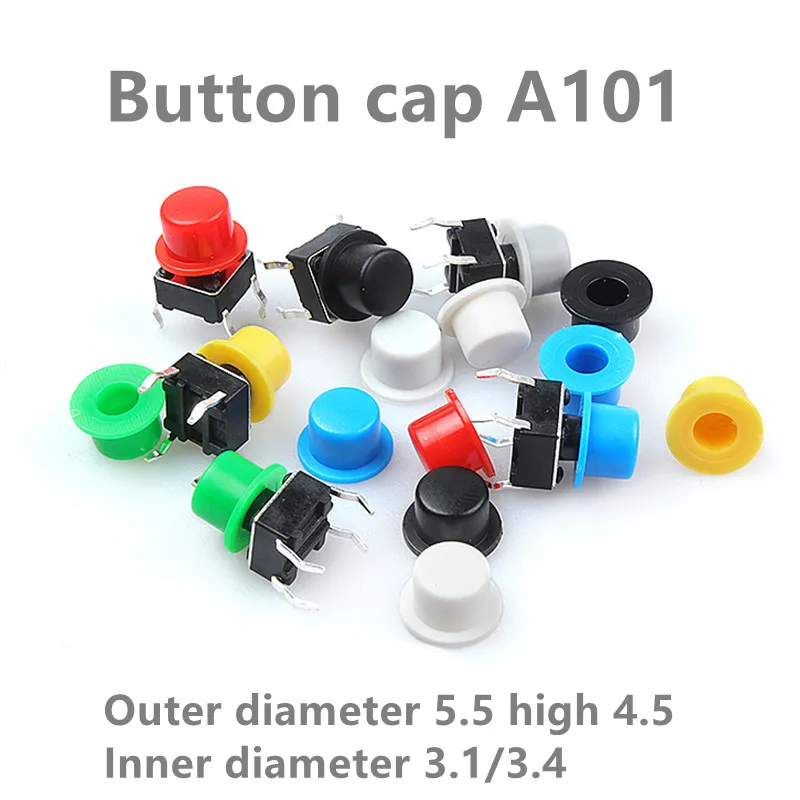 RoundPushButtonSwitchCapsPushKeyCapTamanhoDimetro55mm45mm
