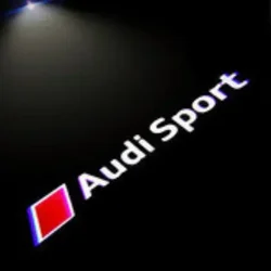 Audi LED HD Projector Welcome Light - 2 Pieces  2 Doors (Audi Sport)