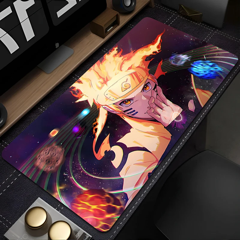 Large Mouse Pad Laptop Office Desk Pad Extended Gaming Keyboard Mats Uzumaki N-Narutoes HD XXL Gamer Mousepad Rubber Soft Carpet 6
