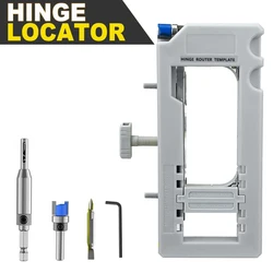 Precision Mortise Jig & Drill Guide for Cabinet Door Hardware Installation (H1454 - grey)