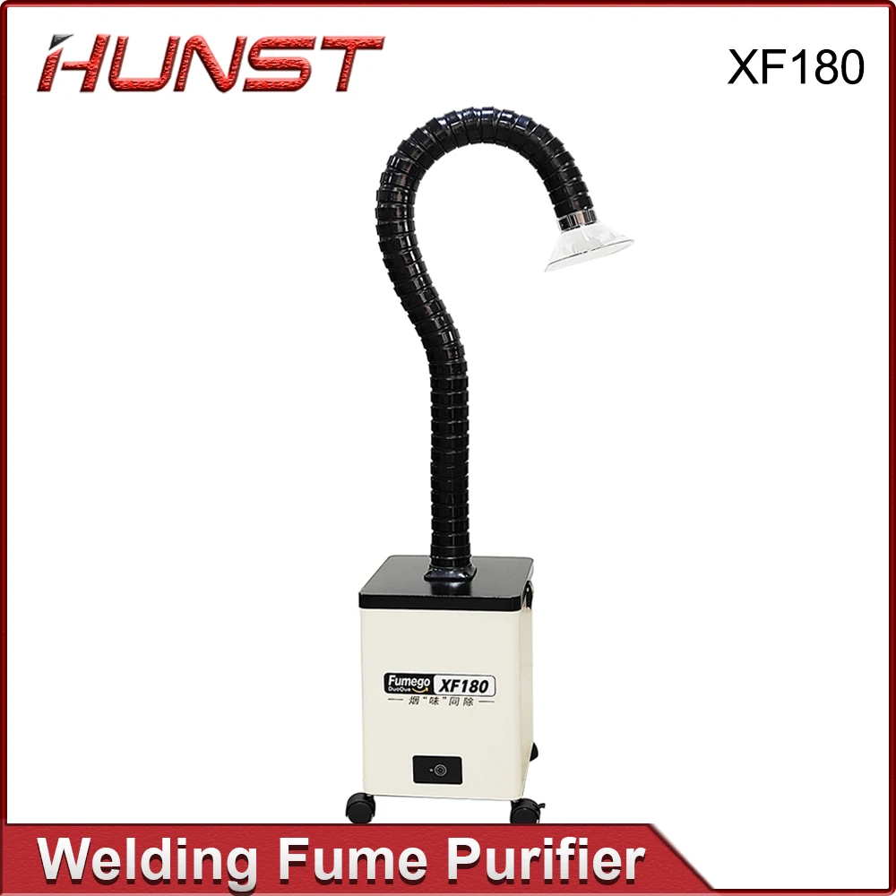 

Hunst Laser Fume Extractor XF180 Soldering Smoke Fume Absorber Purifier HEPA Dust Collector for Nail Salon,Beauty Dust Absorbing