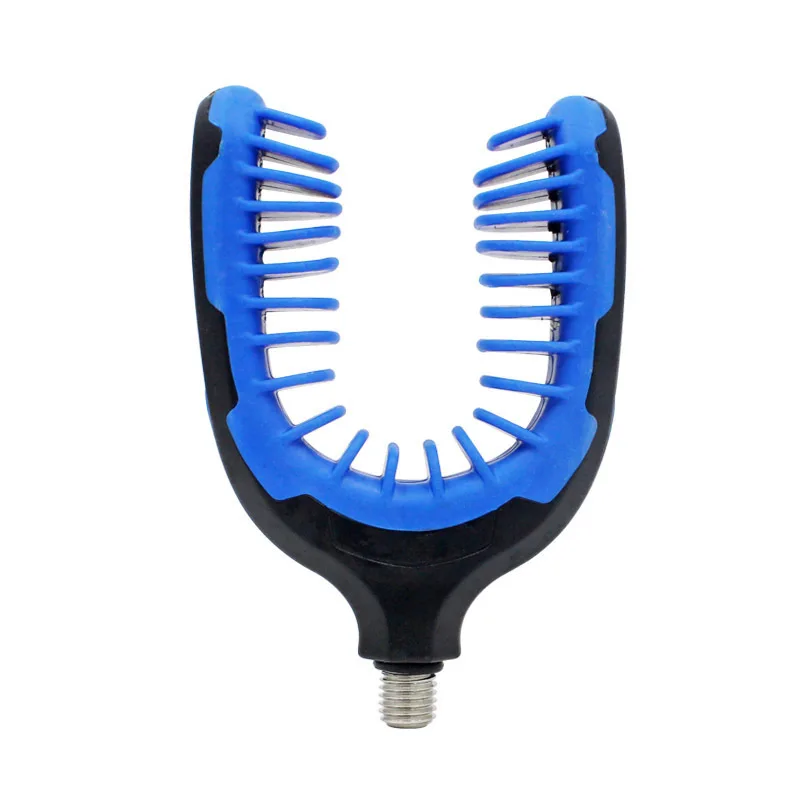 Rod Racks TPR Rubber-coated Large Bracket Head Warehouse Fishing Silicone Bracket Head Feeder Fishing Tools Gear Accessories 1PC