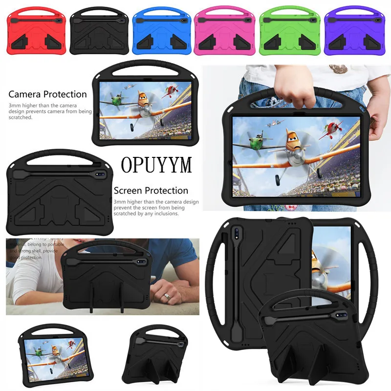 

For Sumsung Galaxy Tab S7 FE S8 S9 Plus 12.4 2023 SM-X810/X816B/X818U/T730/T736/T970/T975/X800/X806 Kids Case Stand Tablet Cover