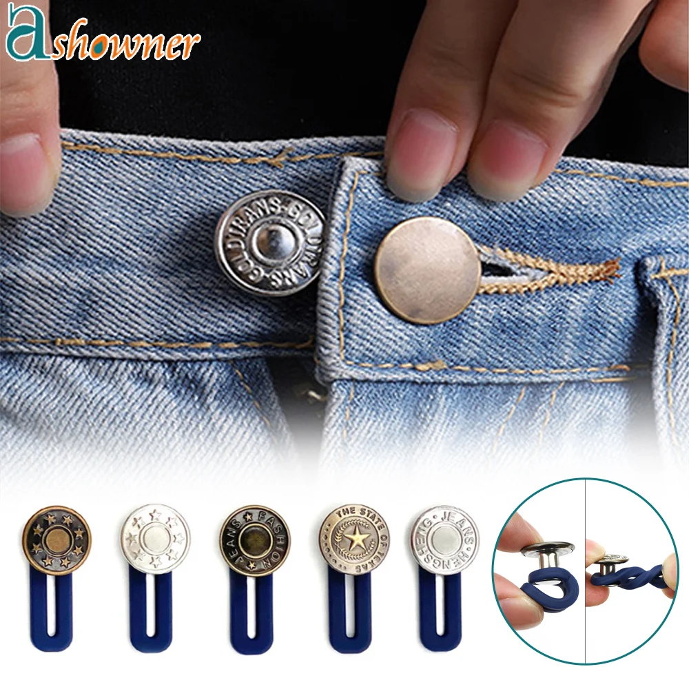 Metal Button Extender for Pants Jeans Free Sewing Adjustable ...