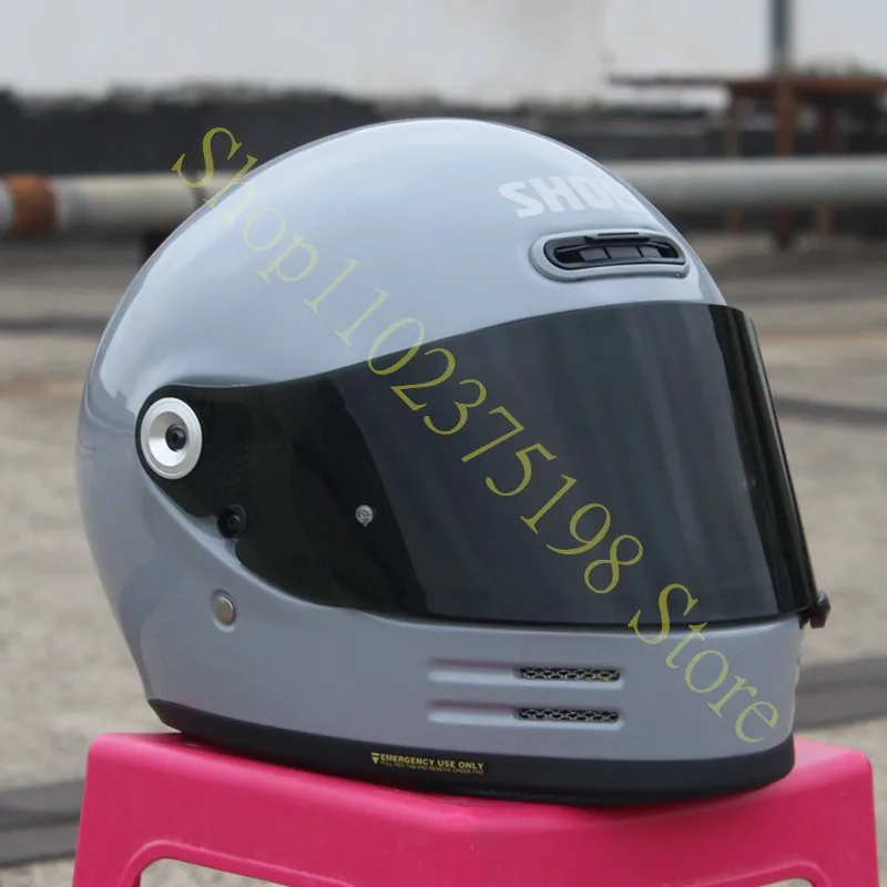 

SHOEI GLAMSTER High quality ABS vintage Japanese full face helmet. For Harley Motorcycle and Cruise Motorcycle Protective Helmet