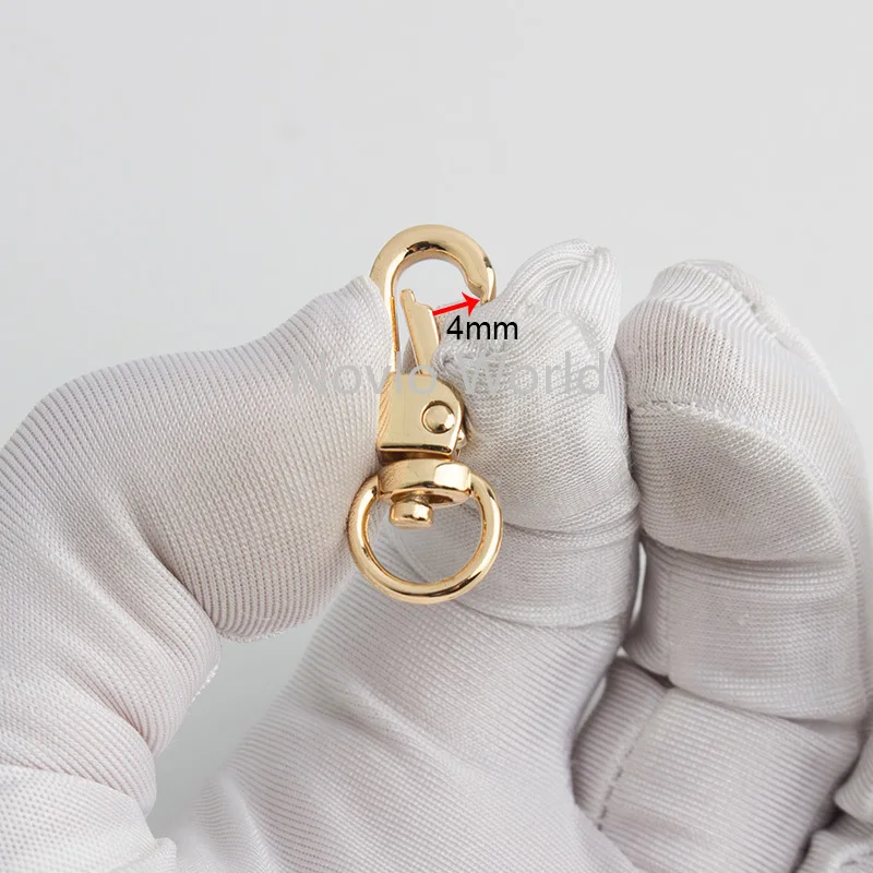 10-50 pieces 9mm 7colors Rose gold Swivel Bolt Snap Clasp Hooks Buckle Clips DIY Accessory Metal Snap Hook