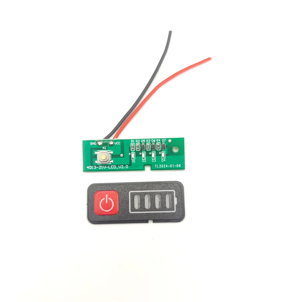 Für Makita Lithium-Batterie Display 5S 18 V 21 V Bohrmaschine Schraubendreher Batterie Kapazität Anzeige LED Display 18650 Batterien – Detail 4