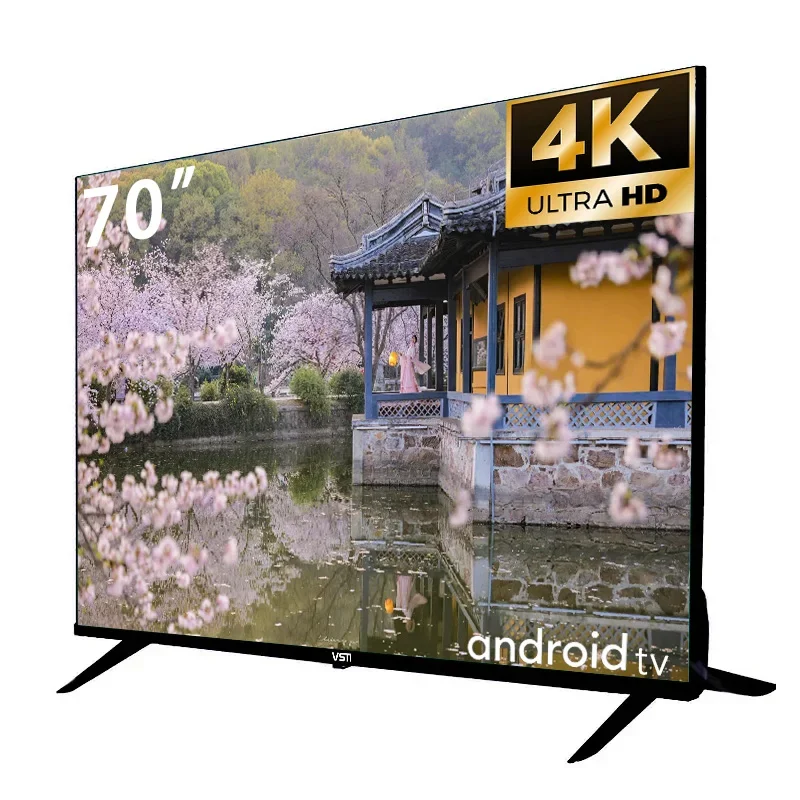 65 Polegadas MiniLED Oled Qled 4K HD TV 32 43 50 65 75 85 100 Polegadas 4K Televisões Inteligentes para Hotéis e Uso Portátil
