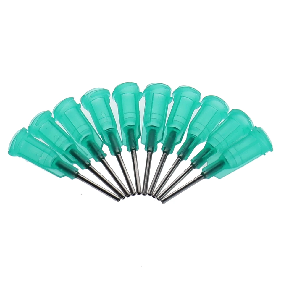 Steel Dispensing Tapered Pinhead Glue Liquid Dispenser Needles 100pcs/lot 14-23G 10 Models Availlable for Dispenser Controller