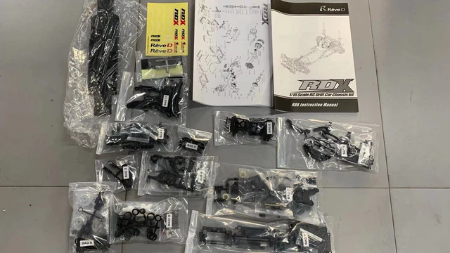 REVED RDX 1/10 SCALE RWD DRIFT CHASSIS KIT No Electronic Equipment