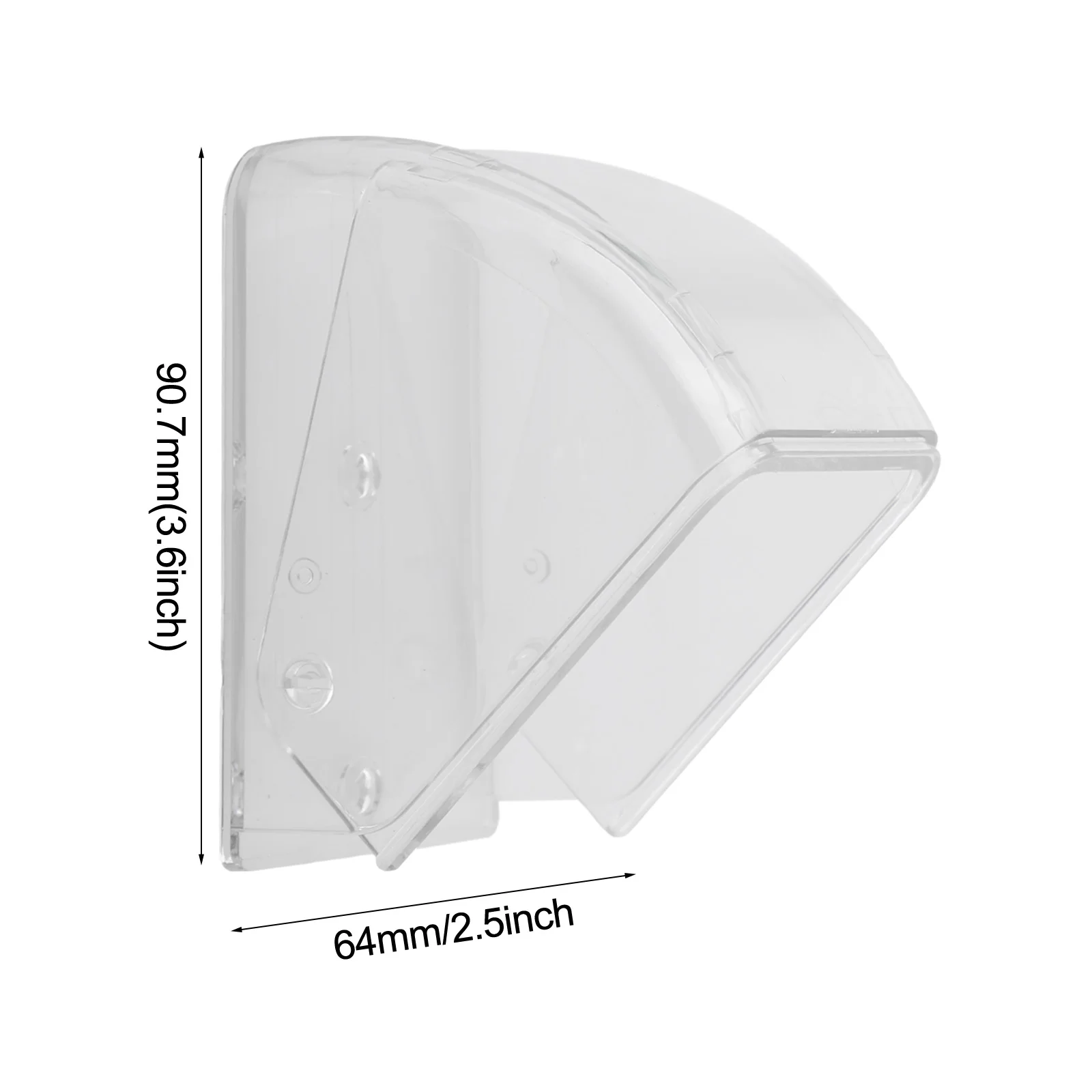 1pc Wireless Doorbell Cover Outdoor Waterproof Call Cover Transparent Protector Dustproof Door Ring Button Rain