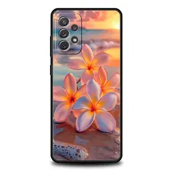 Elegant Floral Leaf Pattern Phone Case - Stylish Protective Cover - Samsung A32 5G (A1)