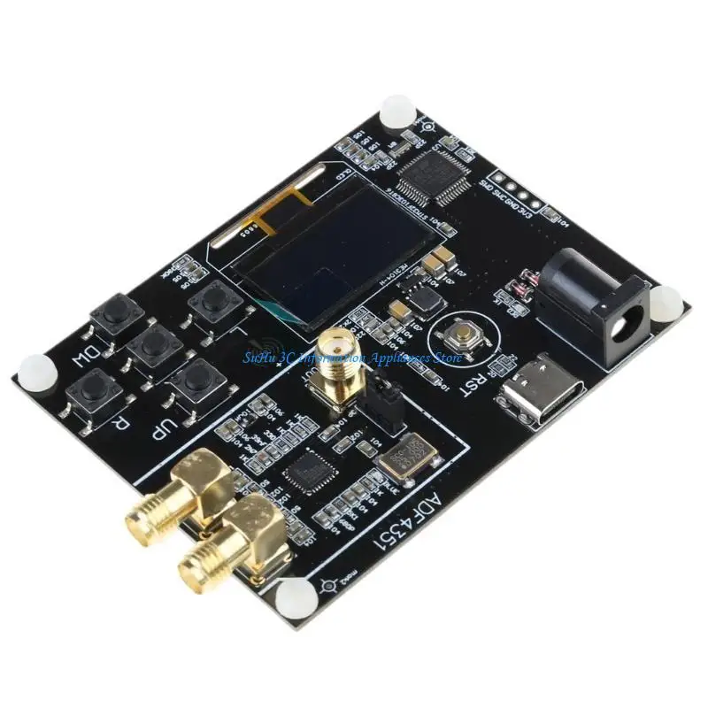 ADF4351 온보드 모듈, STM32 칩셋 35MHz-4.4GHz 주파수, 무선 주파수 테스트 및 개발용 코드 포함