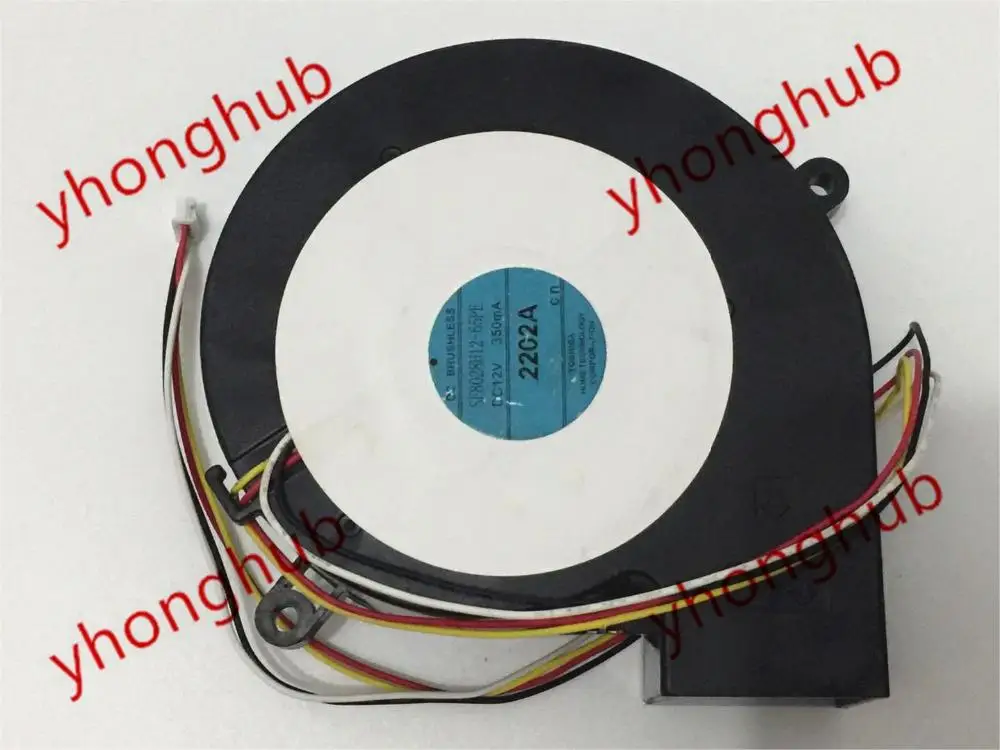 Servidor Projetor Ventilador de Refrigeração dc 12v 350ma 78x78x28 mm 4-wire Sf8028h1265pe