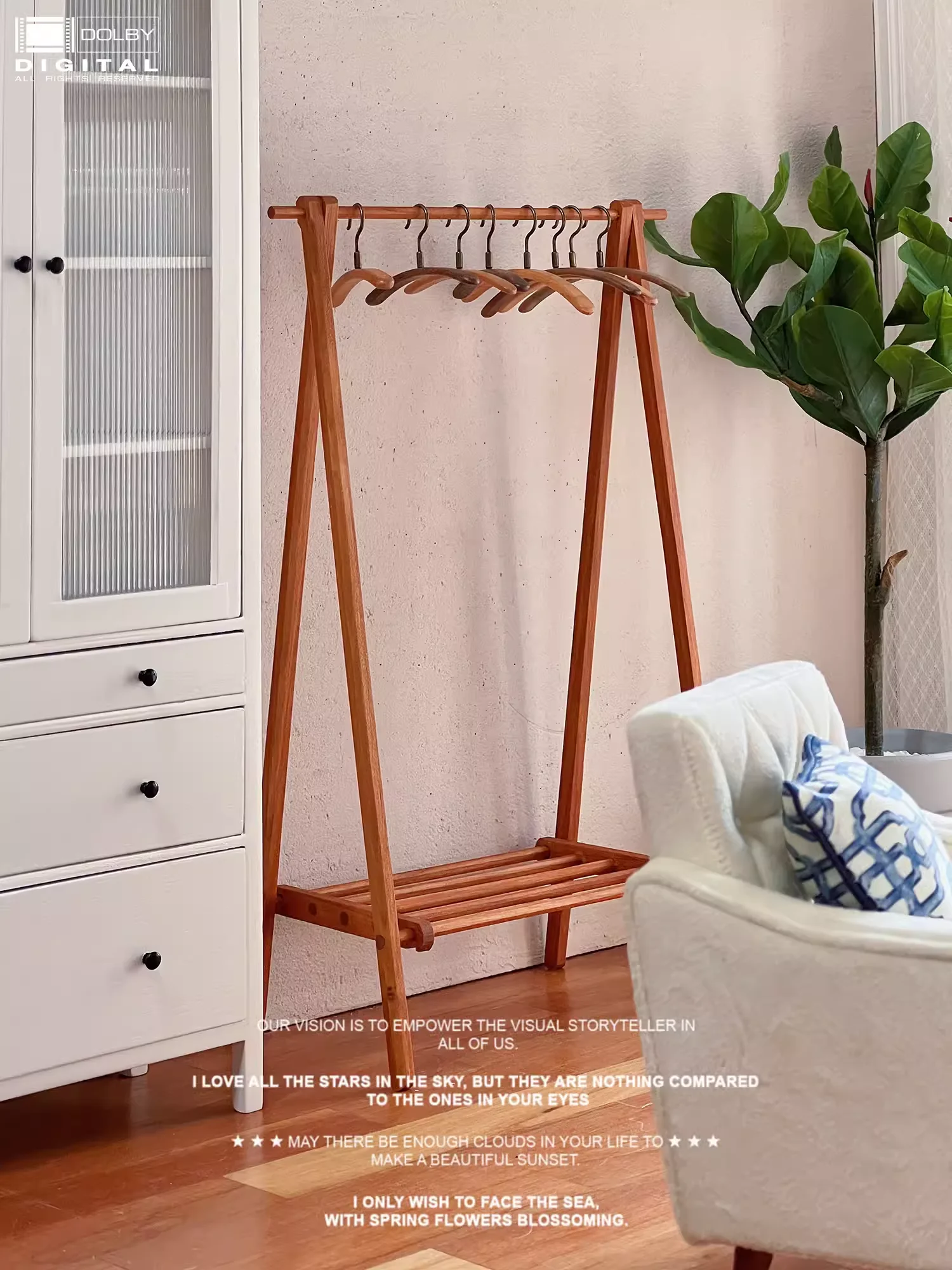 1/6 doll house model furniture accessories mini model Floor hanger 3
