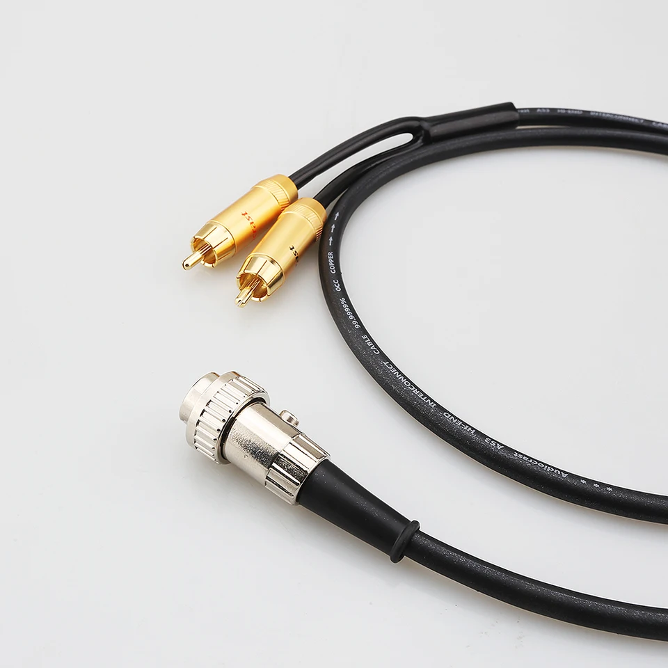 Cavo Naim 5 Pin DIN 240° A 2 RCA - 1.5m Rame OFC Placcato Oro