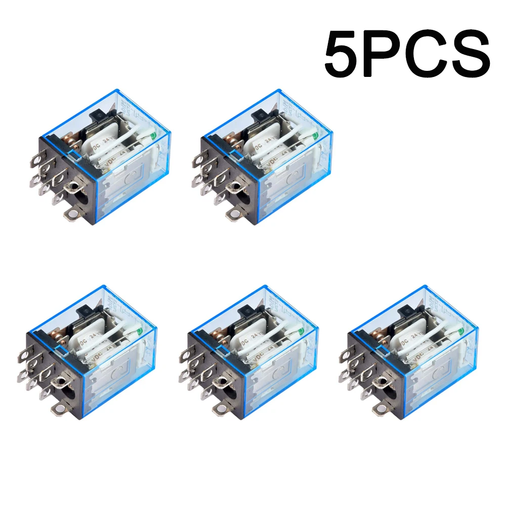 5PCS Mini Relay LY2NJ Coil DC12V DC24V AC110V AC220V HH62P 220V ...