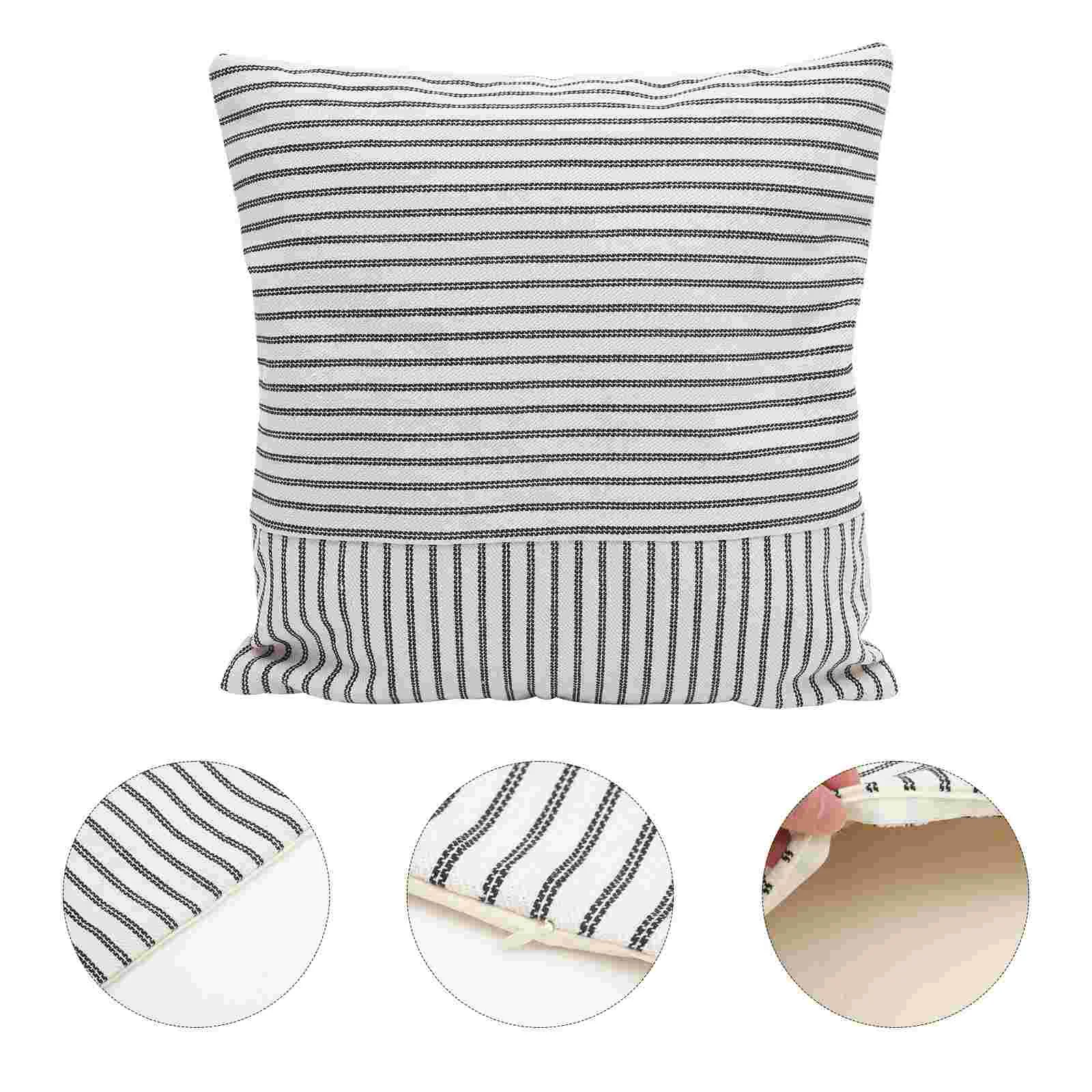 

2 шт., наволочки из хлопка и льна на невидимой молнии